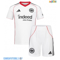 Camisa de time de futebol Eintracht Frankfurt Replicas 2º Equipamento Infantil 2025-26 Manga Curta (+ Calças curtas)